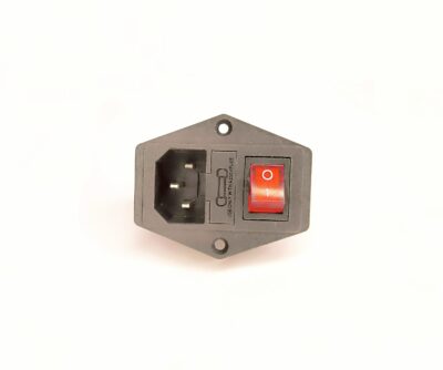 AC Power Socket IEC14 with Fuse & Switch (3-Pin)